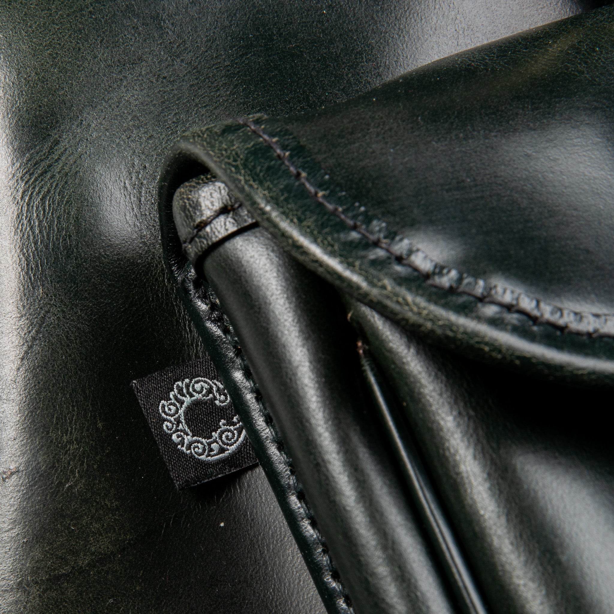 Croots Malton Bridle leather Rucksack Racing Green