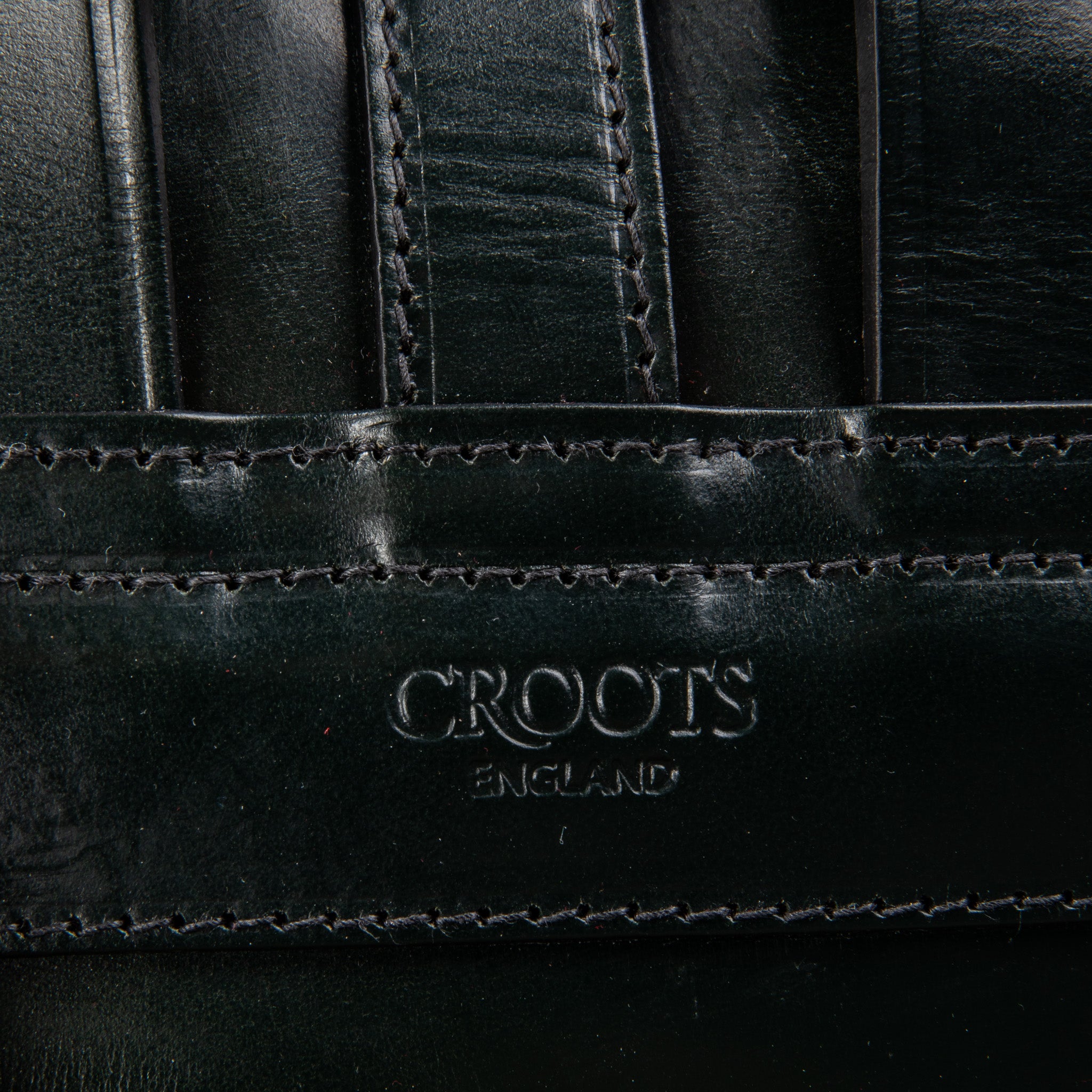 Croots Malton Bridle leather Rucksack Racing Green