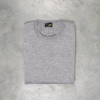 Drumohr Luxury 30G cashmere Crew Neck Grigio Medio