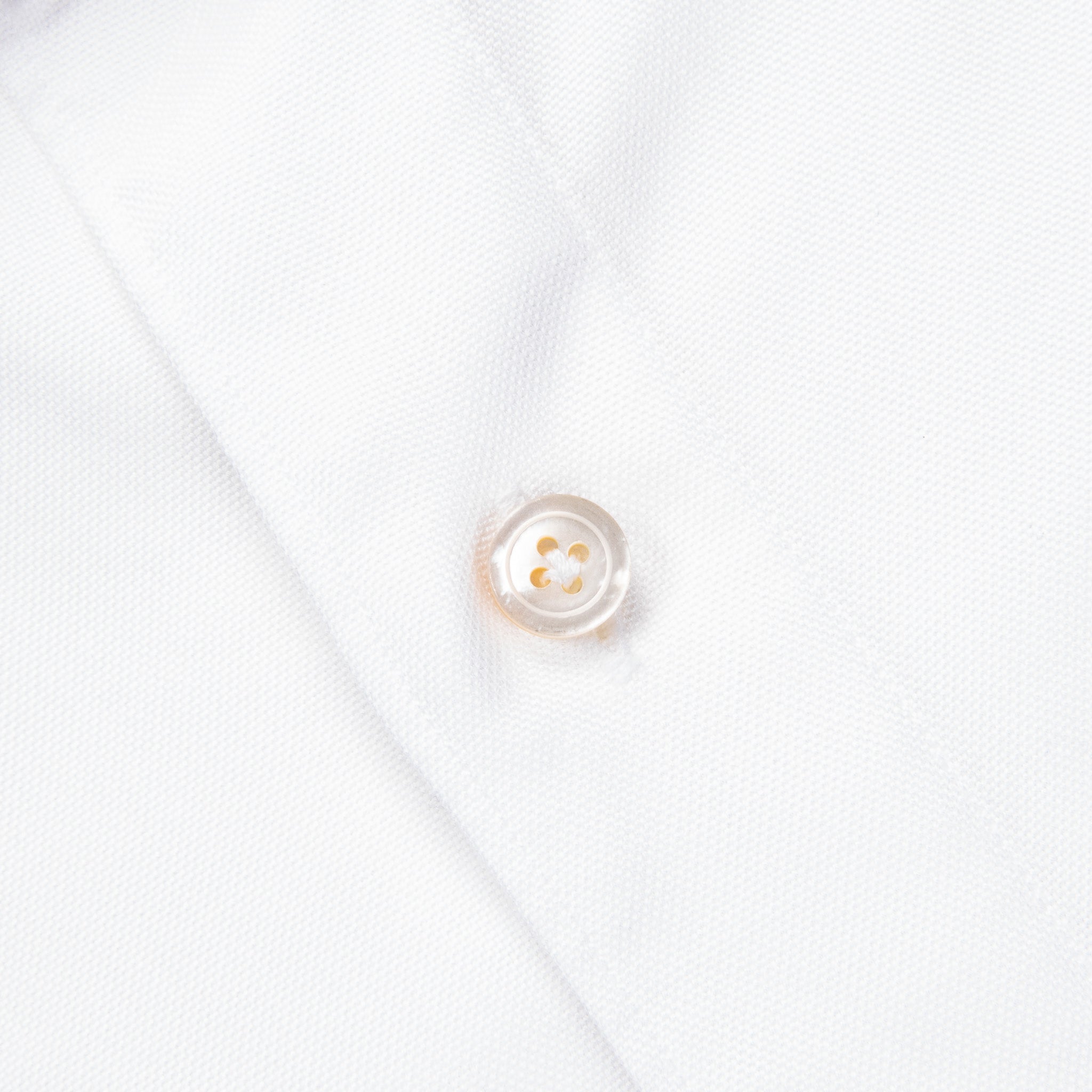 Finamore Washed Tokyo Sergio Collar Shirt Oxford White