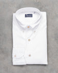 Finamore Gaeta Shirt Lucio Collar Alumo Poplin White