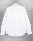 Finamore Washed Tokyo Sergio Collar Shirt Oxford White