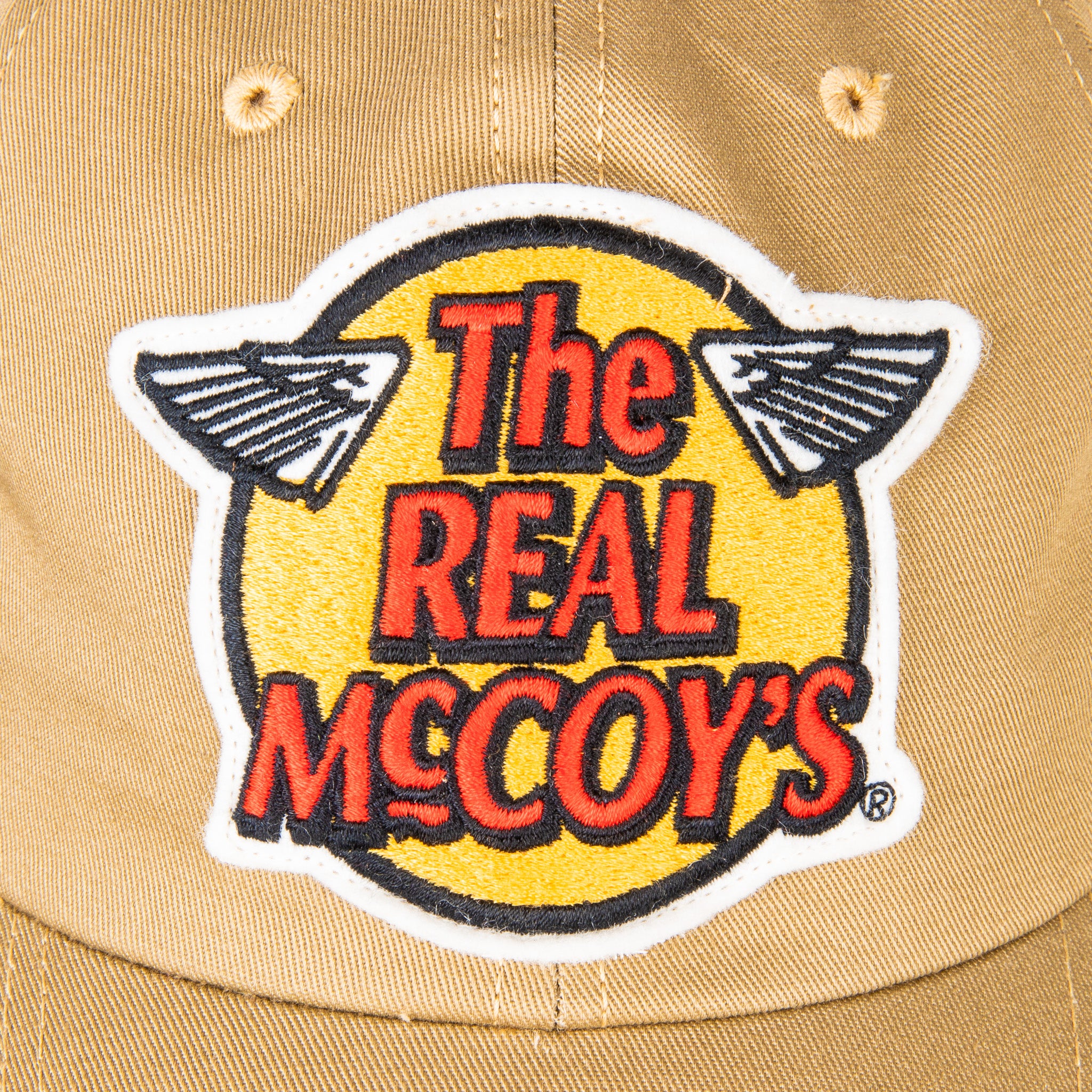 The Real McCoy&#39;s Logo Baseball Cap Khaki