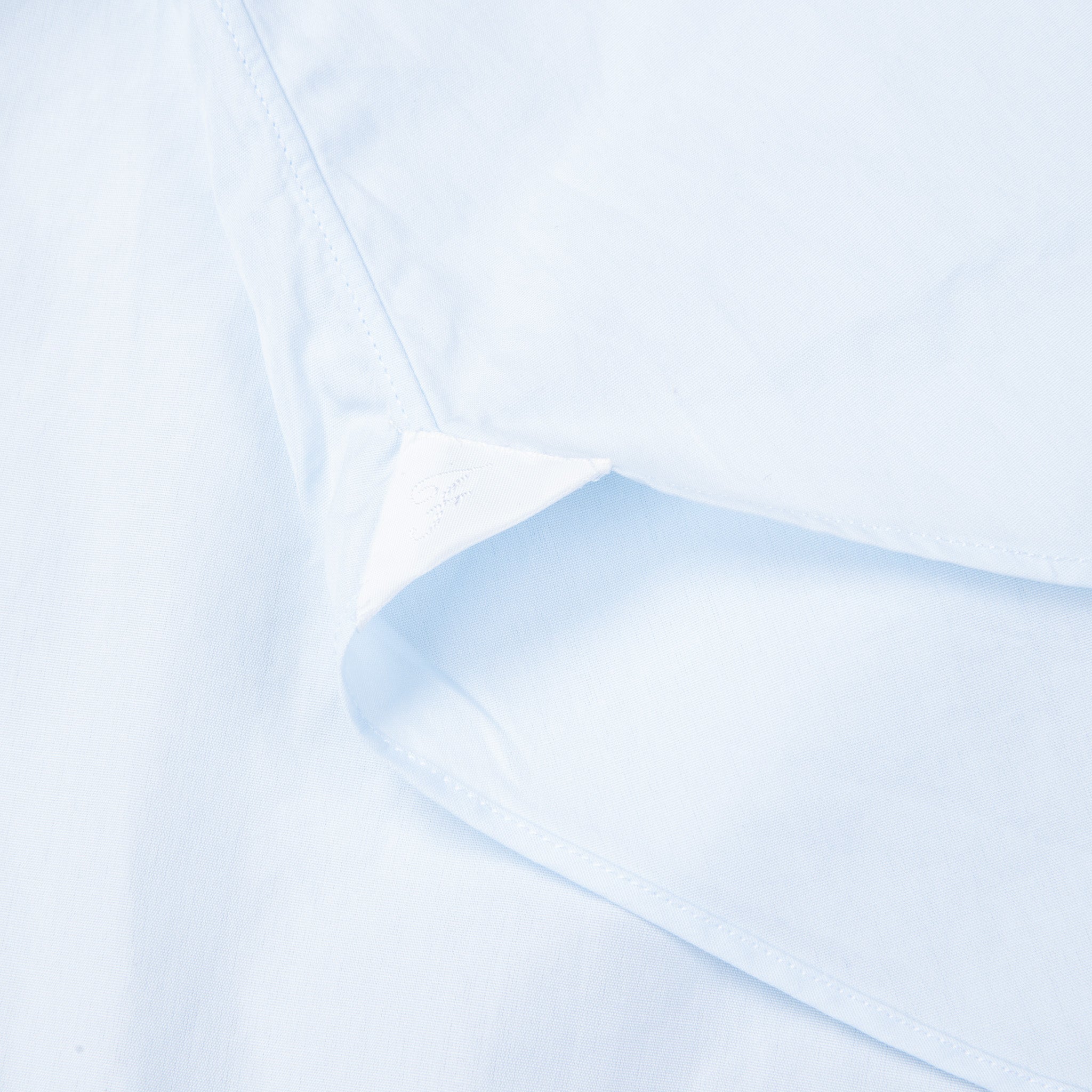 Finamore Tokyo shirt Lucio Collar Alumo poplin Celeste