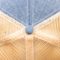 The Real McCoy's Buco Chambray Mesh Cap
