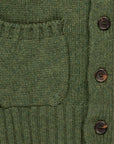 William Lockie x Frans Boone Alain 3-Pocket Cardigan Lambswool Rosemary