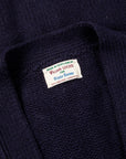 William Lockie x Frans Boone Alain 3-Pocket Cardigan Lambswool Navy