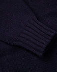 William Lockie x Frans Boone Alain 3-Pocket Cardigan Lambswool Navy