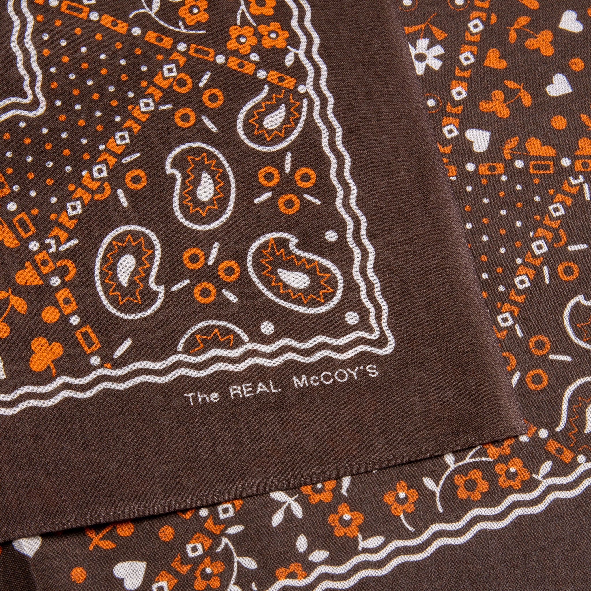 The Real McCoy&#39;s Cookie Bandana Brown