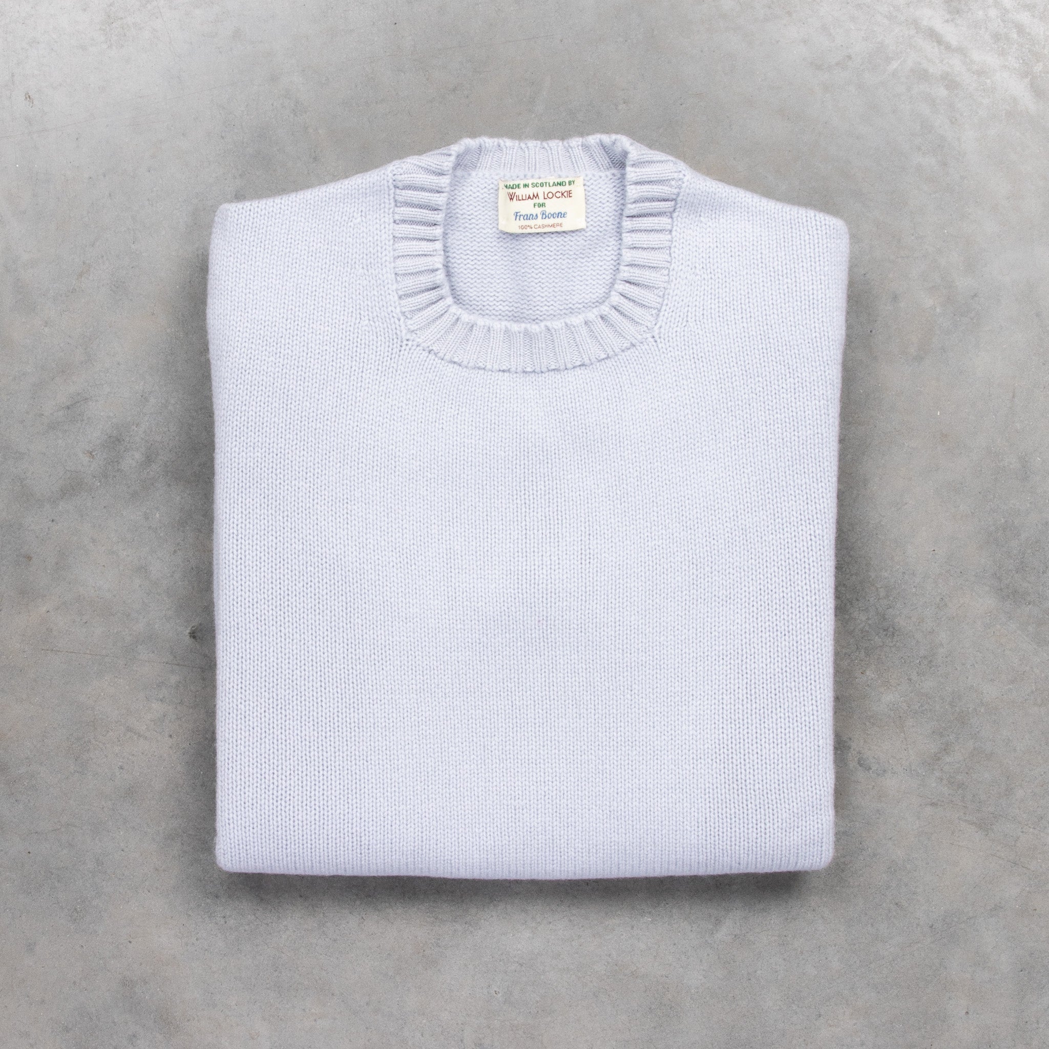 William Lockie x Frans Boone Nis Cashmere Crew Neck Titanium