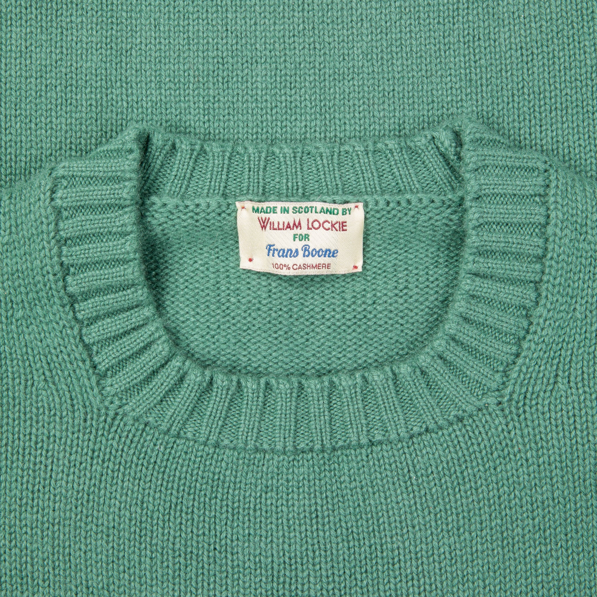 William Lockie x Frans Boone Nis Cashmere Crew Neck Beryl