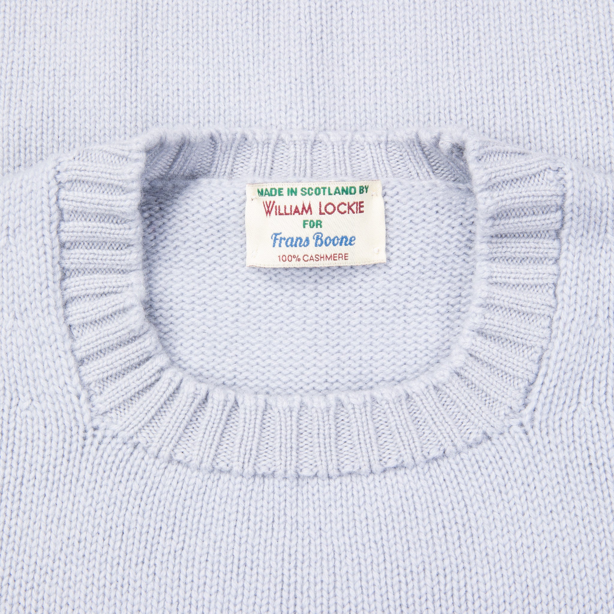 William Lockie x Frans Boone Nis Cashmere Crew Neck Titanium
