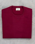 William Lockie x Frans Boone Super Geelong Vintage fit sweater damson
