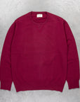 William Lockie x Frans Boone Super Geelong Vintage fit sweater damson