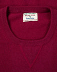 William Lockie x Frans Boone Super Geelong Vintage fit sweater damson