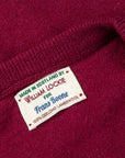 William Lockie x Frans Boone Super Geelong Vintage fit sweater damson