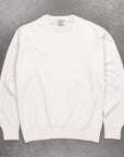 William Lockie x Frans Boone Super Geelong Vintage fit sweater Ice White