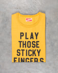 The Real McCoy's Football T-Shirt Sticky Fingers Corn