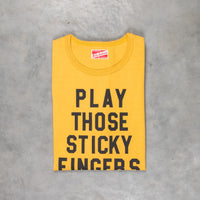The Real McCoy's Football T-Shirt Sticky Fingers Corn