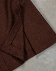 Caruso Butterfly Jacket Wool Cashmere Italian Tweed Marrone
