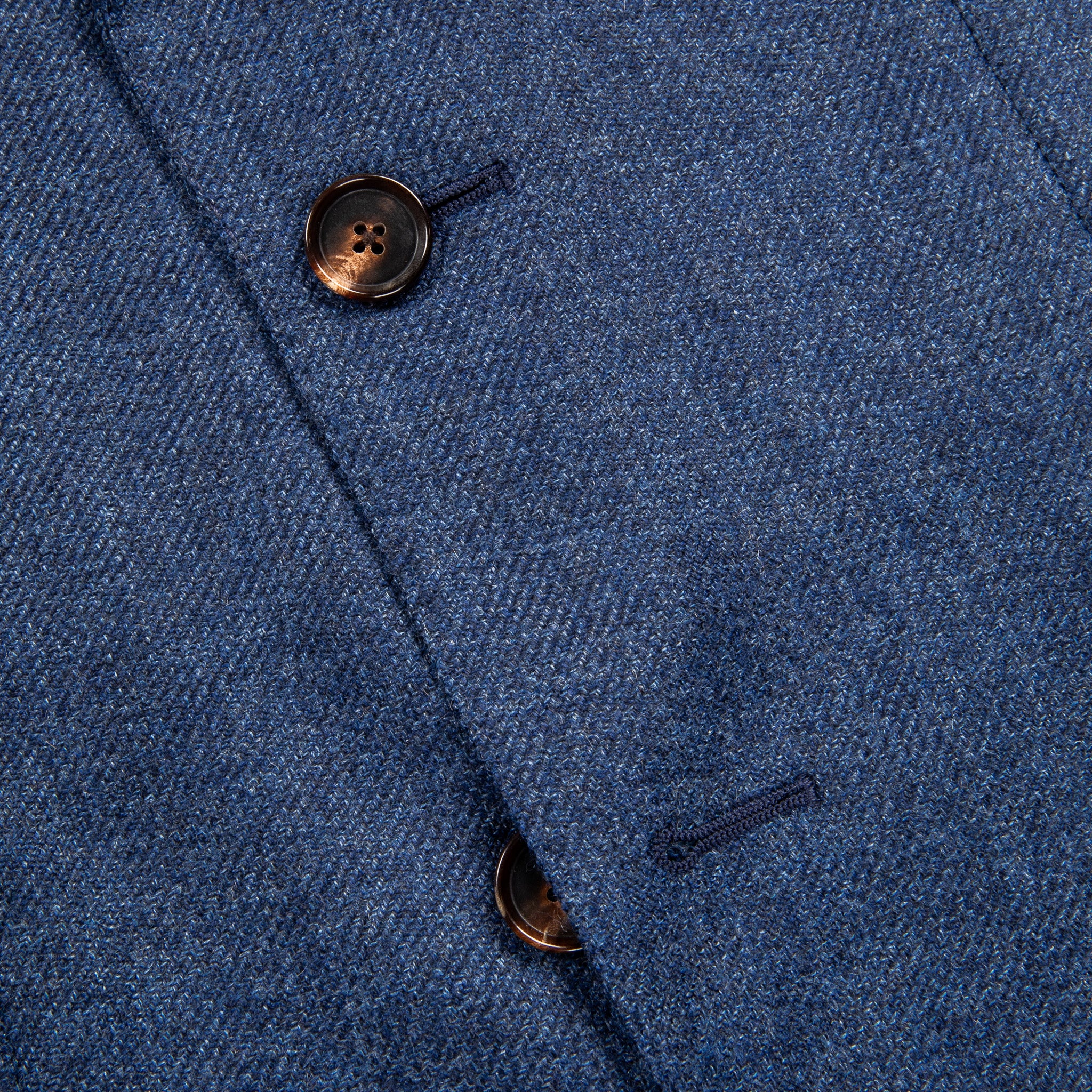 Caruso Butterfly Jacket 100% Cashmere Blu