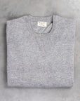 William Lockie x Frans Boone Super Geelong Vintage fit sweater Flannel Grey