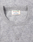 William Lockie x Frans Boone Super Geelong Vintage fit sweater Flannel Grey