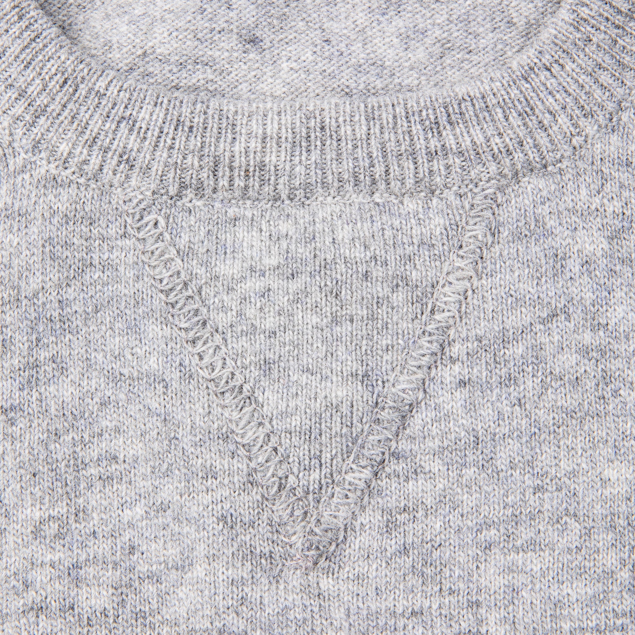 William Lockie x Frans Boone Super Geelong Vintage fit sweater Flannel Grey