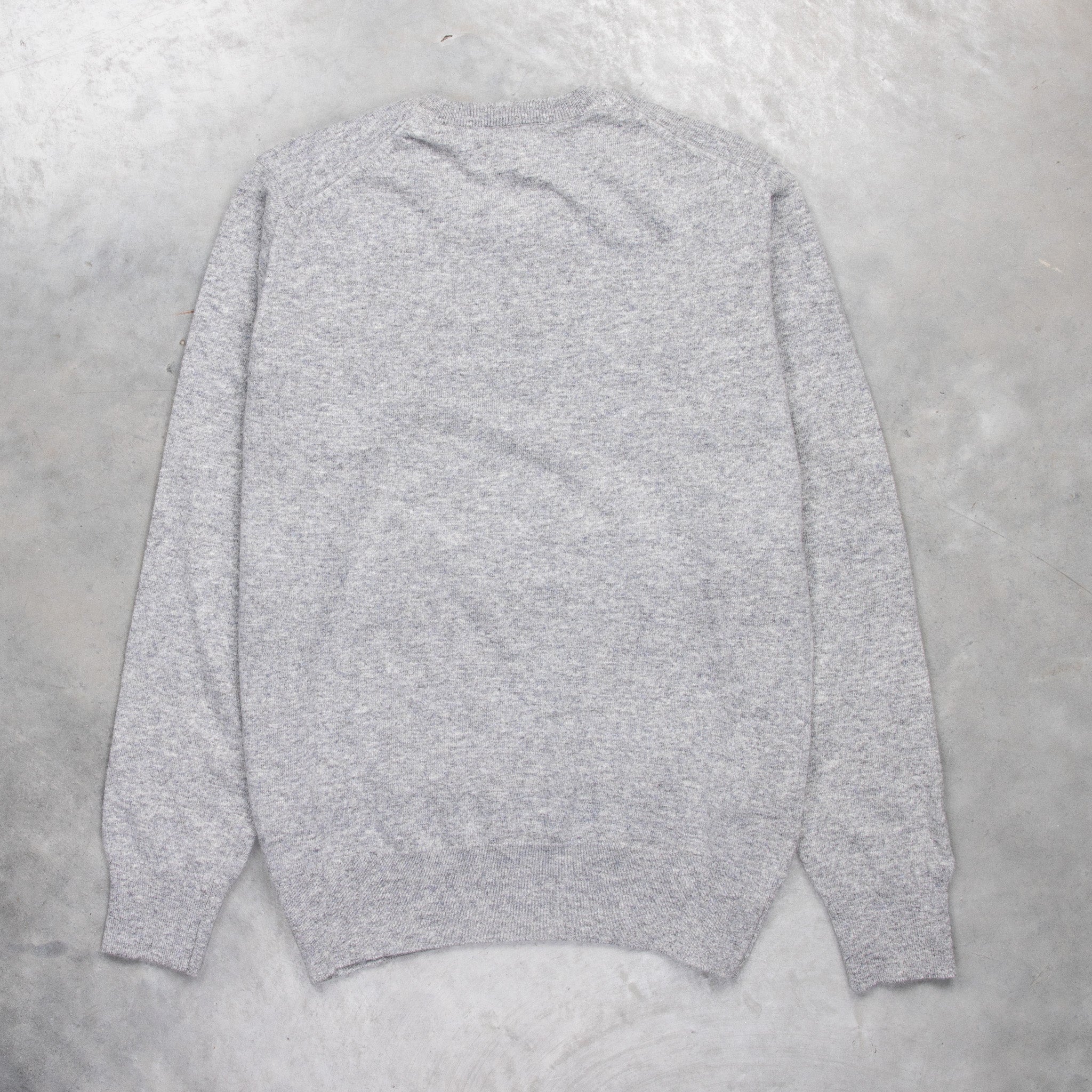 William Lockie x Frans Boone Super Geelong Vintage fit sweater Flannel Grey