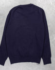 William Lockie x Frans Boone Super Geelong Vintage fit sweater Dark Navy