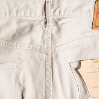 Orslow 107 Cotton Pique Ivy Fit pants Ivory