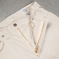 Orslow 107 Cotton Pique Ivy Fit pants Ivory
