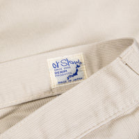 Orslow 107 Cotton Pique Ivy Fit pants Ivory