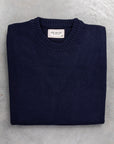 The Real McCoy's Wool Crewneck Sweater Navy