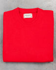 The Real McCoy's Wool Crewneck Sweater Red