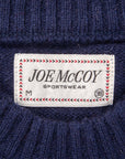 The Real McCoy's Wool Crewneck Sweater Navy