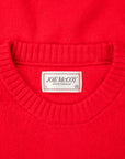 The Real McCoy's Wool Crewneck Sweater Red