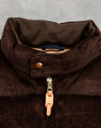 Manifattura Ceccarelli Goose down vest Corduroy Brown Frans Boone Exclusive