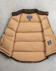Manifattura Ceccarelli Goose down vest Corduroy Brown Frans Boone Exclusive