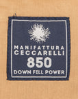 Manifattura Ceccarelli Goose down vest Corduroy Brown Frans Boone Exclusive