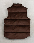 Manifattura Ceccarelli Goose down vest Corduroy Brown Frans Boone Exclusive