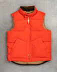 Manifattura Ceccarelli Goose Down Vest Orange