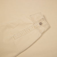 Orslow Cotton twill vintage fit work shirt beige