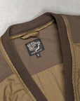 Orslow Cotton Nylon utility vest Army green