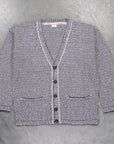 Massimo Alba Zeno Oversized Cardigan Blu