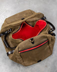 Croots Vintage Canvas Duffle Holdall Large Olive