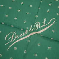 RRL Benson Bandana scarf faded green cream