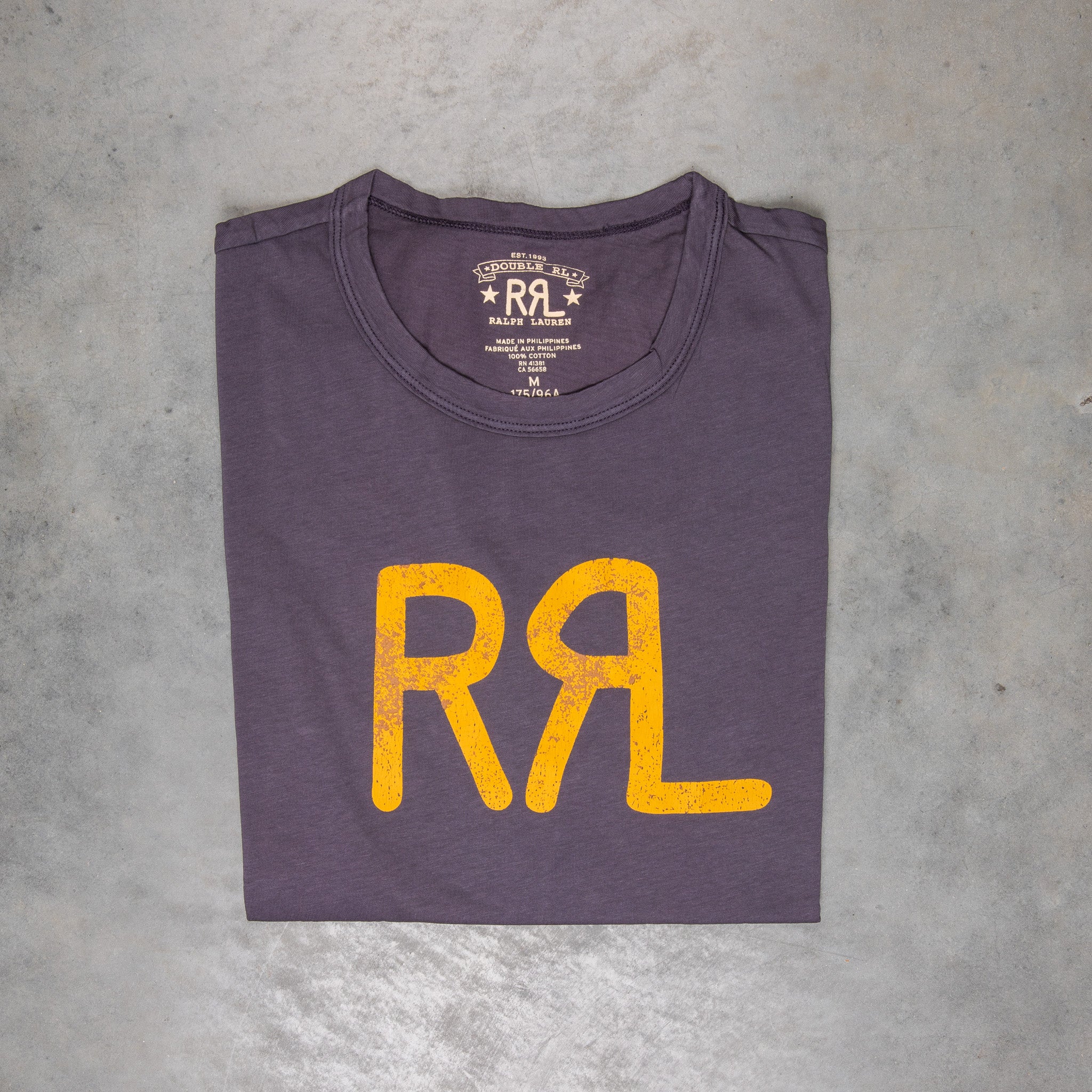 RRL Short Sleeve Logo T-shirt Navy – Frans Boone Store