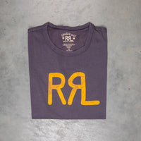 RRL Short Sleeve Logo T-shirt Navy