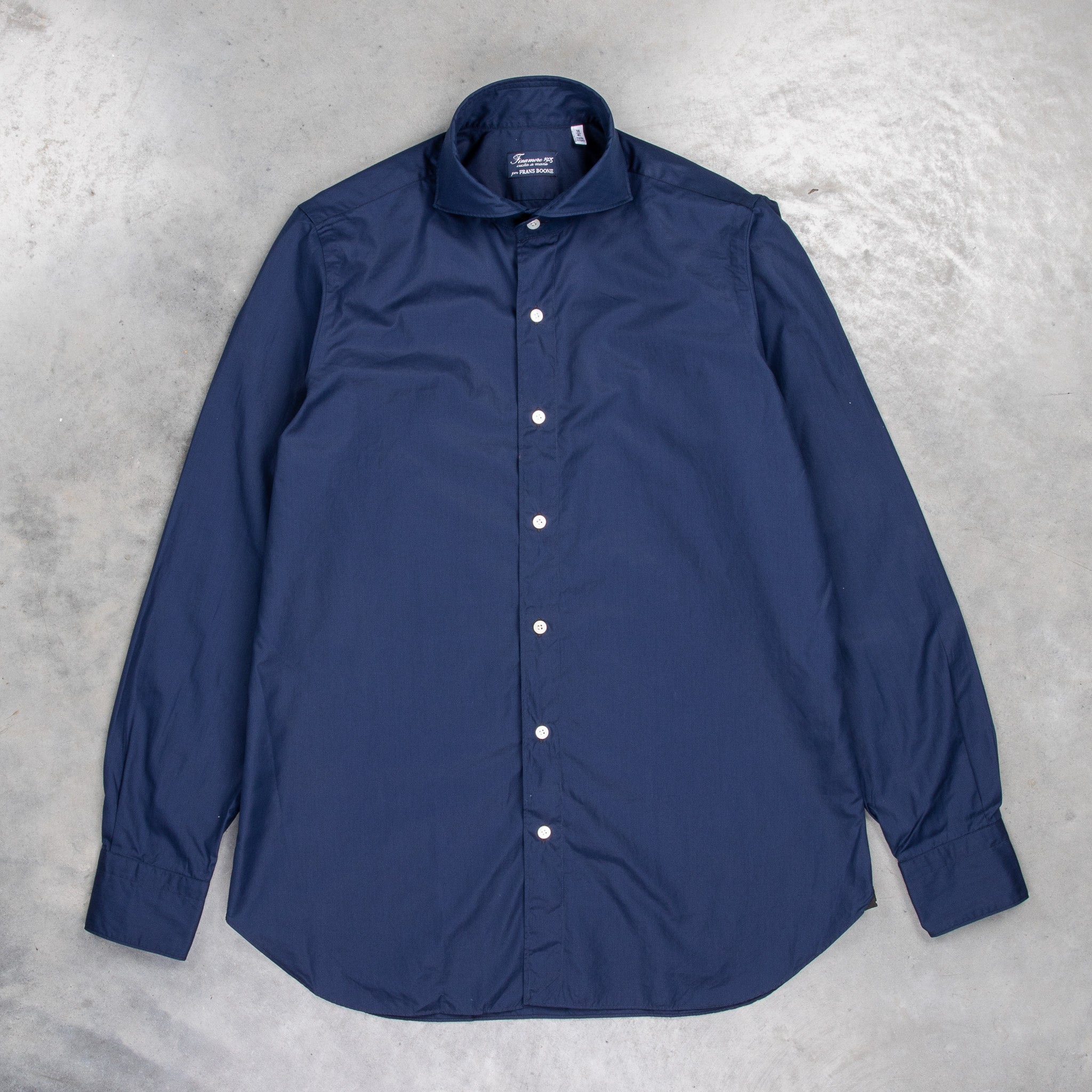 Tシャツ・カットソー Finamore SS25 'Gaeta' shirt (C0158D 01) Finamore 1925 Napoli Gaeta Shirt | Blue | FARFETCH